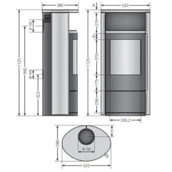 Kaminofen Oranier Polar Neo 4 | 5 KW 5 Kaminofen Oranier Polar Neo 4 | 5 KW -Angebote Morsø Store Polar Neo 4 900x900