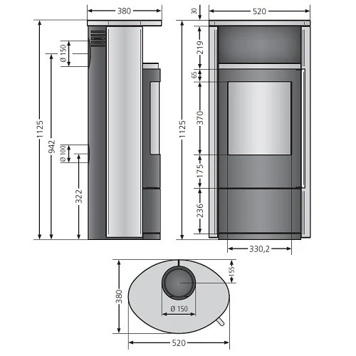 Kaminofen Oranier Polar Neo 4 | 5 KW 3 Kaminofen Oranier Polar Neo 4 | 5 KW – Bild 3