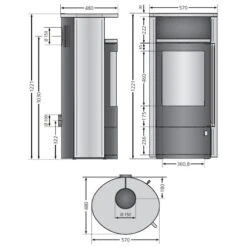 Kaminofen Oranier Polar Neo 6 | 6,5 KW 9 Kaminofen Oranier Polar Neo 6 | 6,5 KW -Angebote Morsø Store Polar Neo 6 900x900