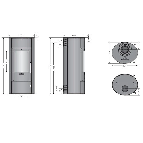 Kaminofen Oranier Polar W+ 2.0 | 6,5 KW 4 Kaminofen Oranier Polar W+ 2.0 | 6,5 KW – Bild 4