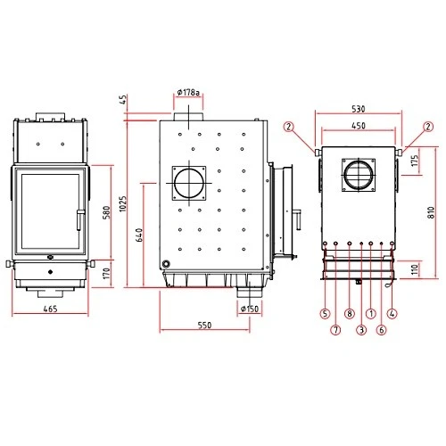 Kachelofeneinsatz Olsberg Profi W 12 | 14,9 KW Mit Außenbefeuerung 4 Kachelofeneinsatz Olsberg Profi W 12 | 14,9 KW Mit Außenbefeuerung – Bild 4