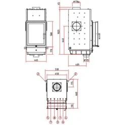 Kachelofeneinsatz Olsberg Profi W 7 GL 7,9 KW 5 Kachelofeneinsatz Olsberg Profi W 7 GL 7,9 KW -Angebote Morsø Store Profi W 7 GL Front Profi K 900x900