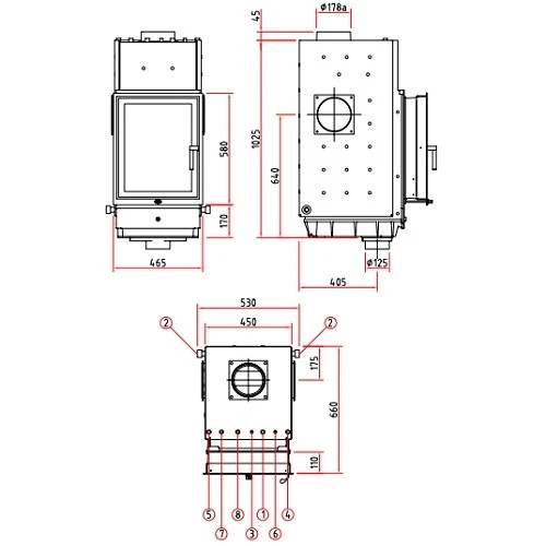 Kachelofeneinsatz Olsberg Profi W 7 GL 7,9 KW 3 Kachelofeneinsatz Olsberg Profi W 7 GL 7,9 KW – Bild 3