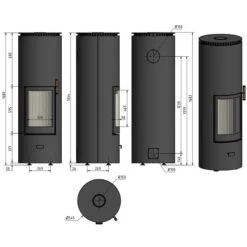 Kaminofen Cera Design Rondotherm XL 7,6 KW Speicherofen -Angebote Morsø Store RONDOTHERM XLwsZz7gZ7n2L6C 900x900