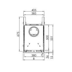Kachelofeneinsatz Spartherm Renova B-Air Für Frontblende 8,8 KW -Angebote Morsø Store Renova B Air techn blende 2 900x900