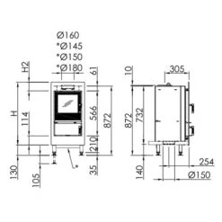 Kachelofeneinsatz Spartherm Renova Cs-42 | 6,5 KW 7 Kachelofeneinsatz Spartherm Renova Cs-42 | 6,5 KW -Angebote Morsø Store Renova Cs 42 techn 900x900