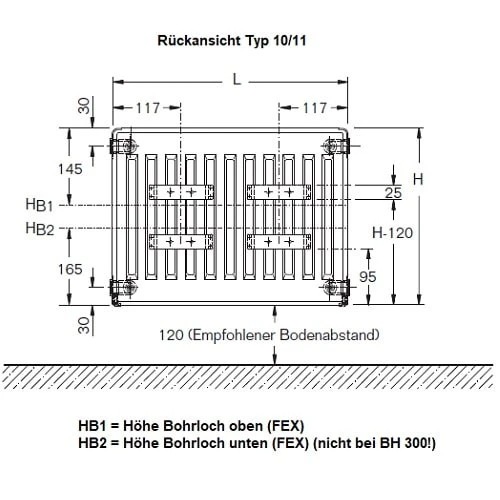 Heizkörper Komplett Set Buderus Logatrend C-Plan Typ 11 - Flachheizkörper 4 Heizkörper Komplett Set Buderus Logatrend C-Plan Typ 11 - Flachheizkörper – Bild 4