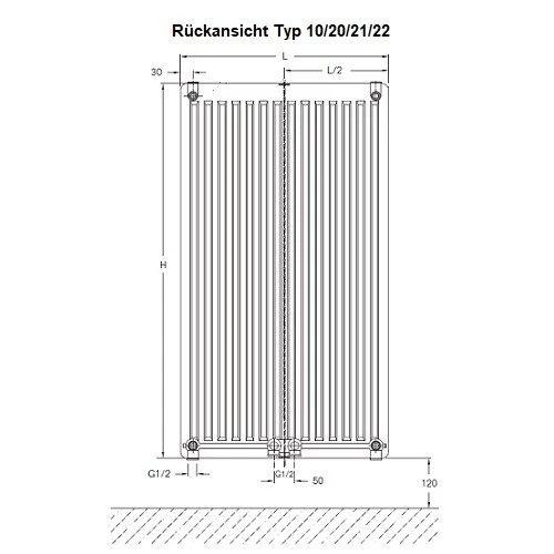 Heizkörper Komplett Set Buderus Logatrend CV-Profil Typ 22 - Flachheizkörper 2 Heizkörper Komplett Set Buderus Logatrend CV-Profil Typ 22 - Flachheizkörper – Bild 2