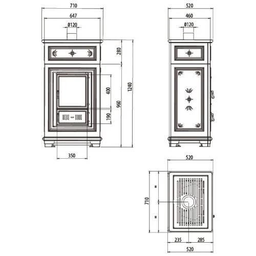 Kaminofen Sergio Leoni Sissy L/A E 9 KW Speicherofen 3 Kaminofen Sergio Leoni Sissy L/A E 9 KW Speicherofen – Bild 3