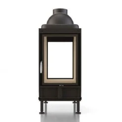 Kachelofeneinsatz Brunner HKD 2.2 XL Tunnel Drehtür/Drehtür Flachglas 13 KW