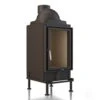 Kachelofeneinsatz Brunner HKD 2.2, Drehtür Flachglas 9 KW