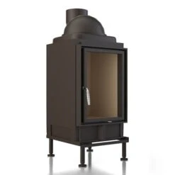 Kachelofeneinsatz Brunner HKD 2.2, Drehtür Flachglas 9 KW