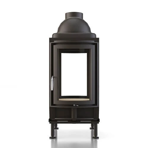 Kachelofeneinsatz Brunner HKD 2.2 Drehtür Rund 9 KW 2 Kachelofeneinsatz Brunner HKD 2.2 Drehtür Rund 9 KW – Bild 2