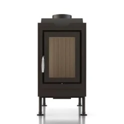 Kachelofeneinsatz Brunner HKD 6.1 Drehtür Flachglas 9 KW