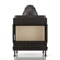 Kachelofeneinsatz Brunner HKD 7 Drehtür Flachglas 9 KW