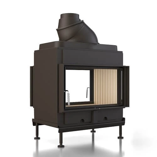 Kachelofeneinsatz Brunner HKD 7 Tunnel Drehtür/Drehtür Flachglas 9 KW 2 Kachelofeneinsatz Brunner HKD 7 Tunnel Drehtür/Drehtür Flachglas 9 KW – Bild 2