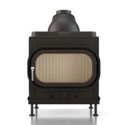 Kachelofeneinsatz Brunner HKD 8 Drehtür Flachglas 9 KW