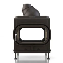 Kachelofeneinsatz Brunner HKD 8 Tunnel Drehtür/Drehtür Flachglas 9 KW