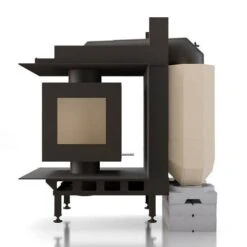 Kachelofeneinsatz Brunner DF 33 Doppelglasscheibe Mit MSS 6 KW