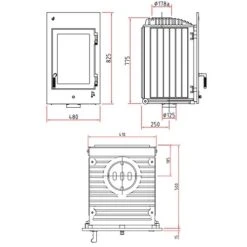Kachelofeneinsatz Schmid SH 9 T 9 KW 5 Kachelofeneinsatz Schmid SH 9 T 9 KW -Angebote Morsø Store SH 9 T 900x900