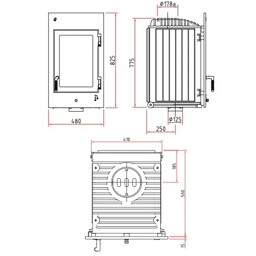 Kachelofeneinsatz Schmid SH 9 T 9 KW 3 Kachelofeneinsatz Schmid SH 9 T 9 KW – Bild 3