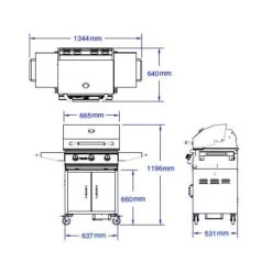 Gasgrill Bull BBQ Steer Cart 9 Gasgrill Bull BBQ Steer Cart -Angebote Morsø Store Steer Cart Spec Sheet 900x900