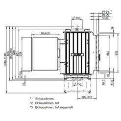 Kachelofeneinsatz Leda Turma H85 HL 14/15 KW 9 Kachelofeneinsatz Leda Turma H85 HL 14/15 KW -Angebote Morsø Store TURMA H80 H85 HL techn 900x900