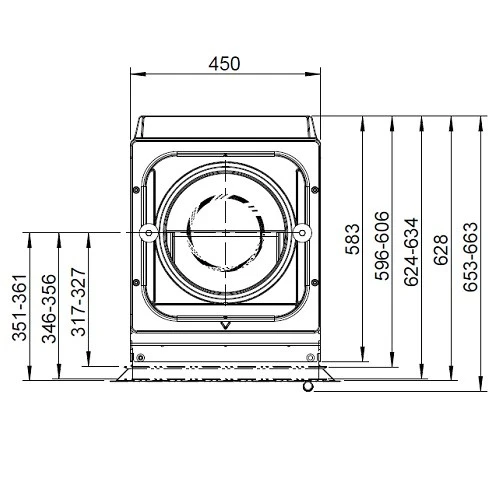 Kachelofeneinsatz Leda Turma H85 14/15 KW 5 Kachelofeneinsatz Leda Turma H85 14/15 KW – Bild 5