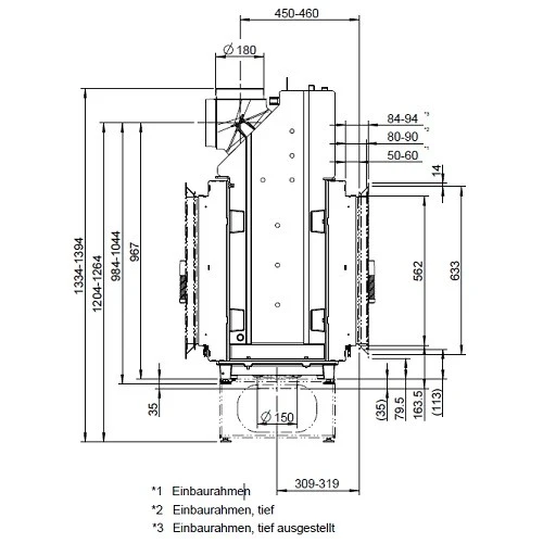 Kachelofeneinsatz Leda Turma H80 W DS 12/13 KW Wasserführend 4 Kachelofeneinsatz Leda Turma H80 W DS 12/13 KW Wasserführend – Bild 4