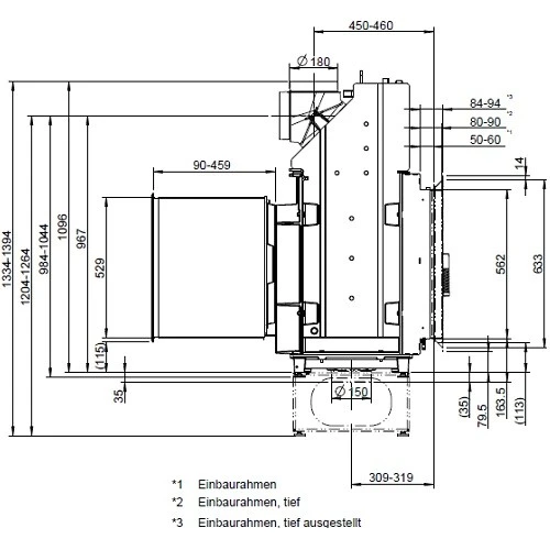 Kachelofeneinsatz Leda Turma H80 W HL 12/13 KW Wasserführend 5 Kachelofeneinsatz Leda Turma H80 W HL 12/13 KW Wasserführend – Bild 5