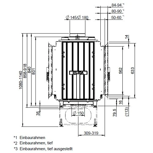 Kachelofeneinsatz Leda Turma H85 DS 14/15 KW 4 Kachelofeneinsatz Leda Turma H85 DS 14/15 KW – Bild 4