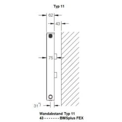 Heizkörper Komplett Set Buderus Logatrend VCM-Profil Typ 11 - Flachheizkörper -Angebote Morsø Store Typ 11 900x900