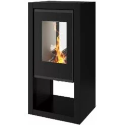 Kaminofen Spartherm Ambiente A8 | 6 KW Speicherofen Durchsicht