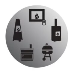 Kachelofeneinsatz Brunner HKD 13 Tunnel Drehtür/Drehtür Flachglas 9 KW