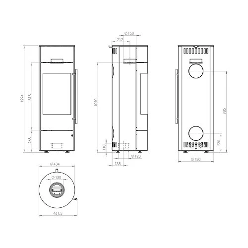 Kaminofen Olsberg Tipas PowerBloc! Compact 4 KW 4 Kaminofen Olsberg Tipas PowerBloc! Compact 4 KW – Bild 4